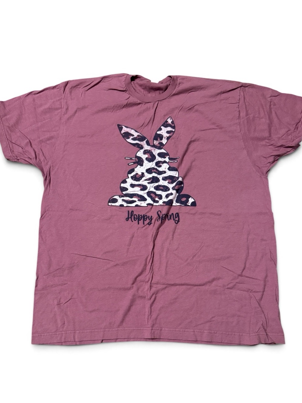 Easter Happy Spring bunny graphic shirt XXL